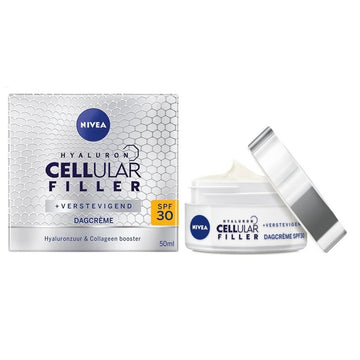 Nivea Hyaluron Cellular Filler SPF30 Αντιγηραντική Κρέμα Ημέρας για 45+, 50ml.